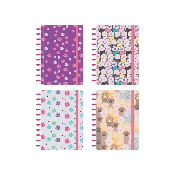 Caderno de Disco PETS 9 Discos 18x24,3cm 80 fls - SKYPAPER - UND