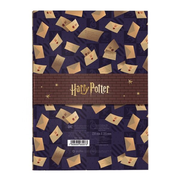 Conjunto Pasta Catálogo e Papel de Carta Harry Potter - DAC