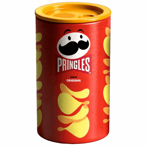 Apontador Duplo Lata c/ Depósito PRINGLES - BRW - UND