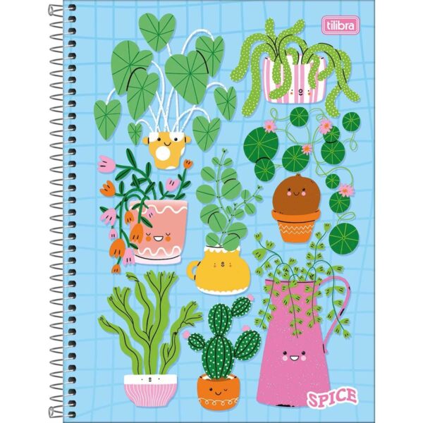Caderno Universitário Espiral 10 M 160 fls SPICE FEMININO - TILIBRA - UND