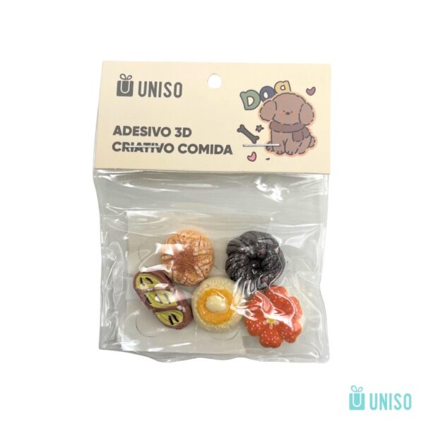Adesivo 3D Criativo Fofuras 2x2cm - UNISO - UND