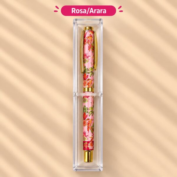 Caneta Luxo Metálica  + Case Brisa de Verão - IMPORTADO - UND