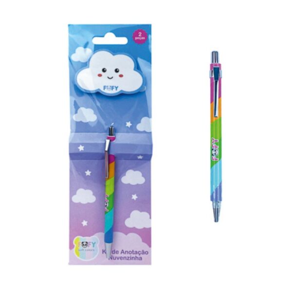 KIT de Anotações Nuvenzinha 2 Peças - FOFY - UND