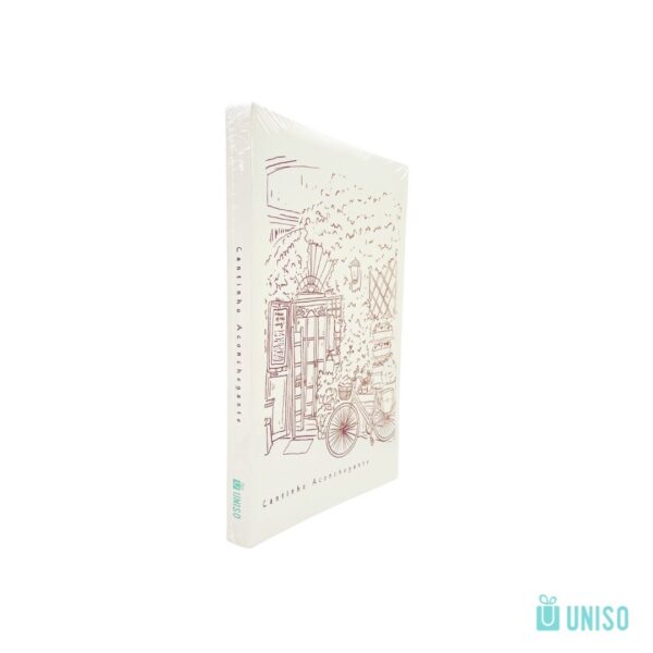 Caderno A5 Sketchbook SEM PAUTA Cantinho Aconchegante 14,4x 21cm - UNISO - UND