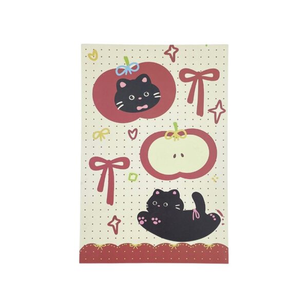 Bloco Caderno A5 Apple Cat 14x21cm - UNISO - UND