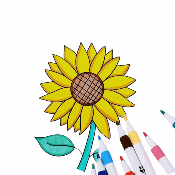 Marcador ACRÍLICO para COLORIR - MALETA 24 CORES