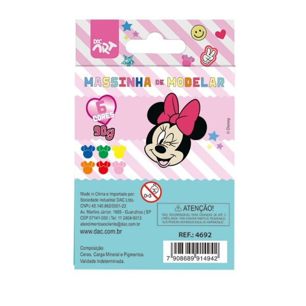 Massinha de Modelar Minnie 6 Cores - DAC