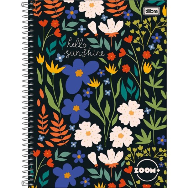Caderno Espiral Capa Dura Universitário 1 M Zoom+ Feminino 20x27,5cm 96 Fls - TILIBRA - UND