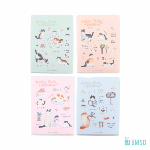 Caderno Pautado Gato Holiday 80 fls 92x12,6cm – UNISO – UND