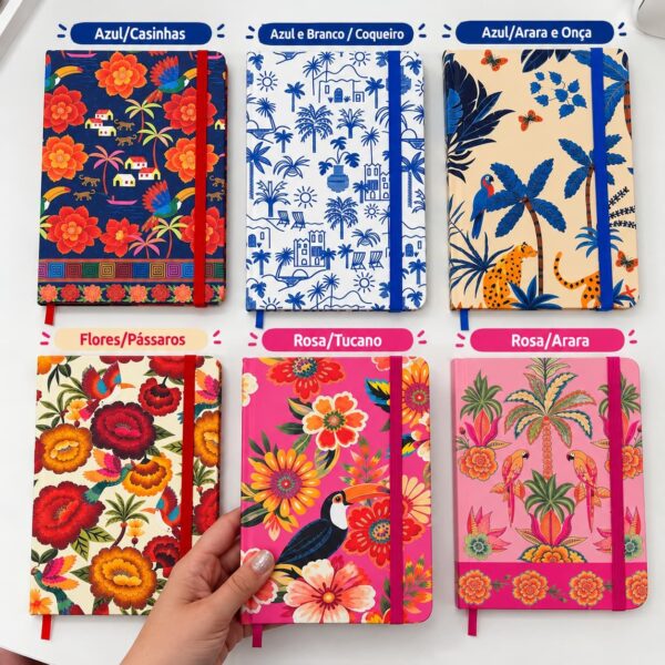 Caderno Diário Brisa de Verão 13,7x20,3cm 80 Fls - IMPORTADO - UND