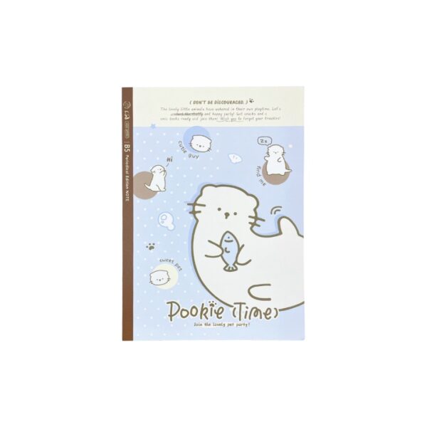 Caderno A5 Brochura Pautado Pookie Time 14,5x21cm - UNISO - UND