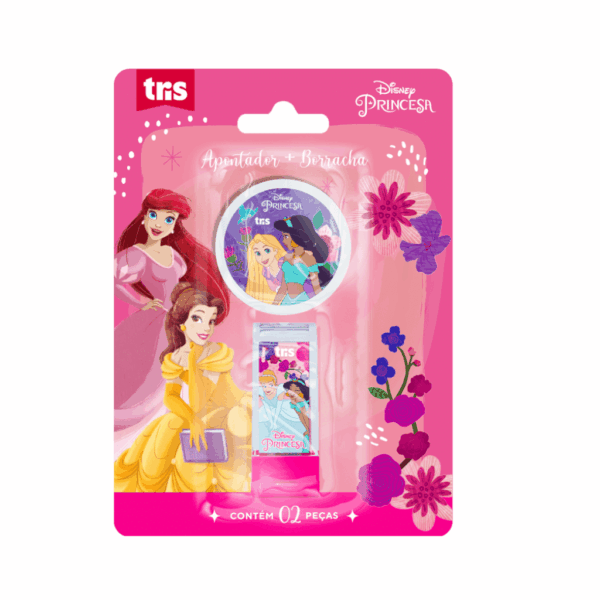 Apontador + Borracha Princesas - TRIS - BLISTER