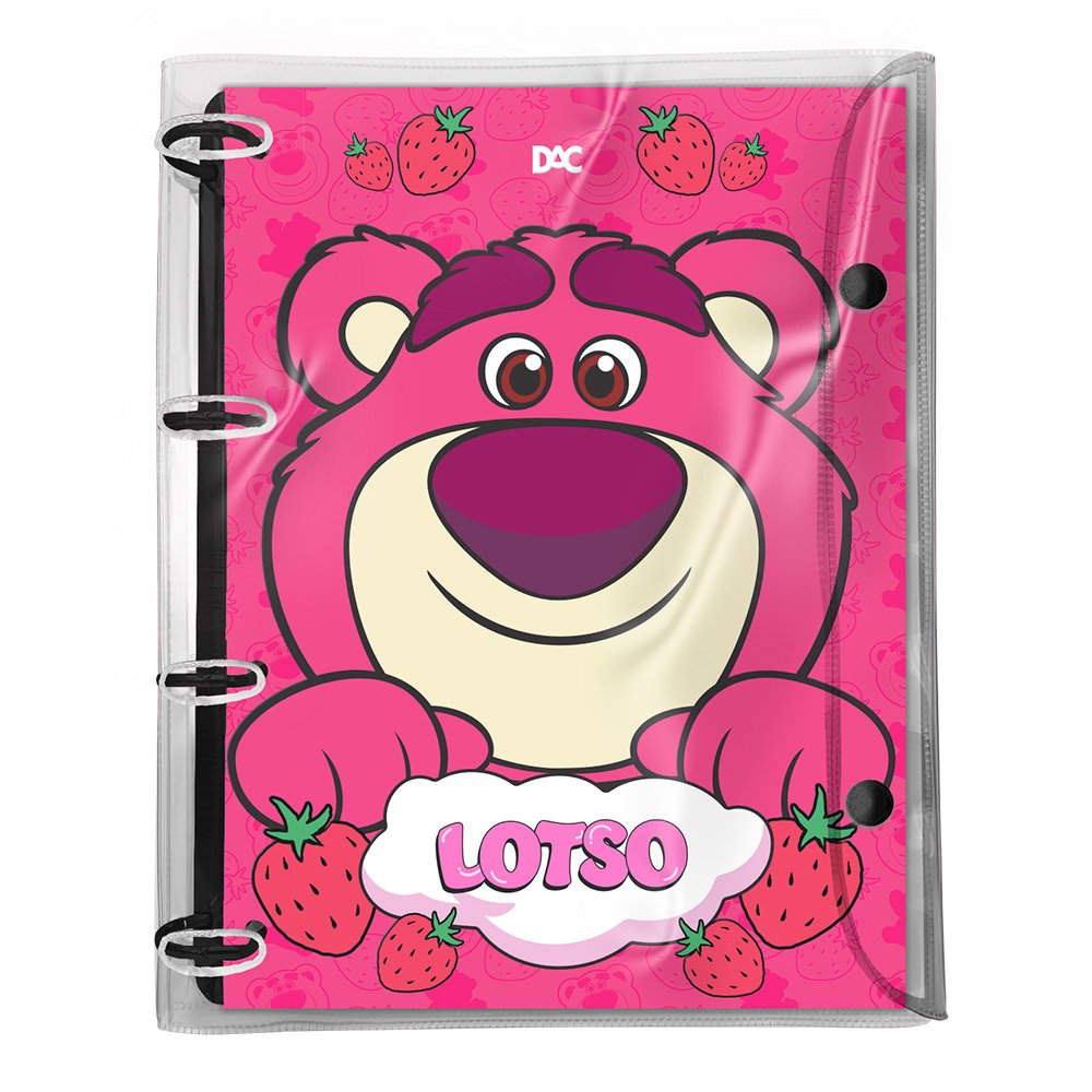 Fichário Universitário PVC Cristal Lotso DAC