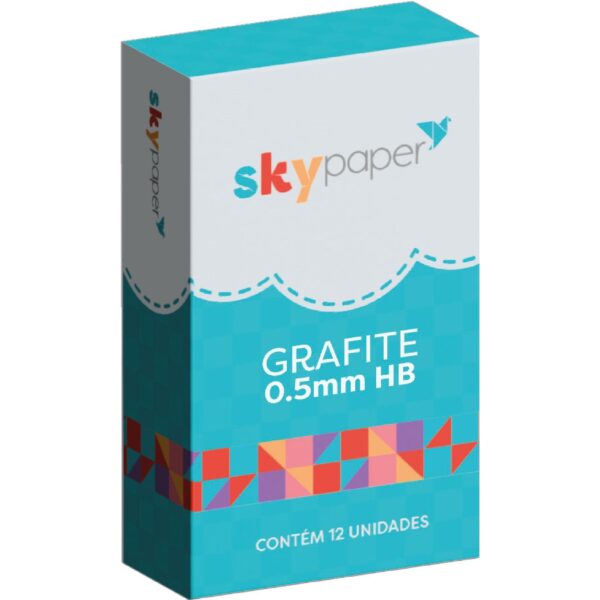 Grafite Hb 0.5mm c/12 Minas - SKYPAPER - CX 12 TUBOS