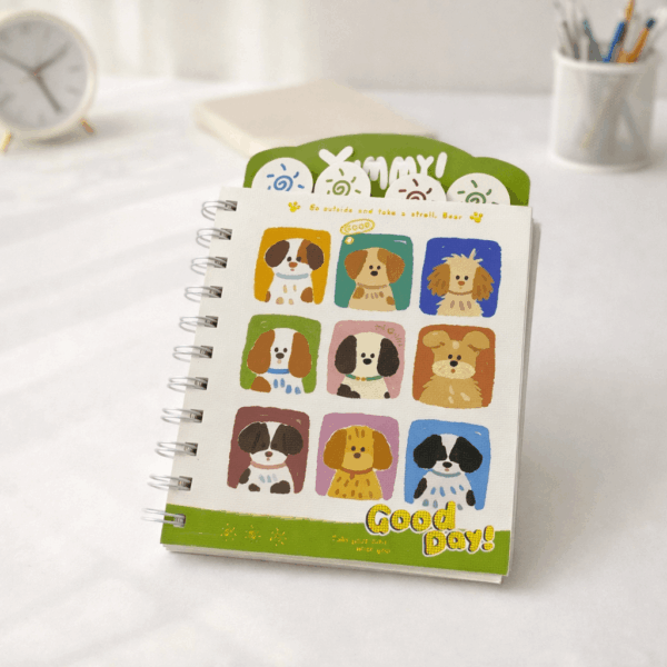 Caderno Pautado Espiral Bichinhos Fofos - IMPORTADO - UND