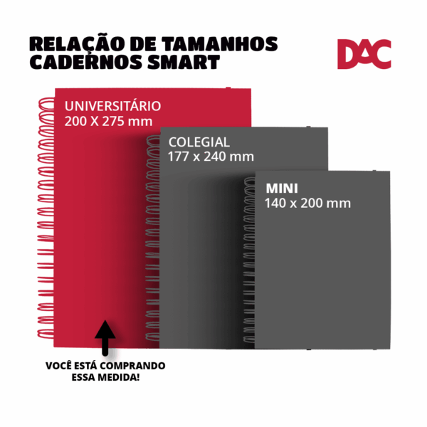 Caderno Smart Universitário 10 Divisórias Bob Esponja Azul 80 fls - DAC