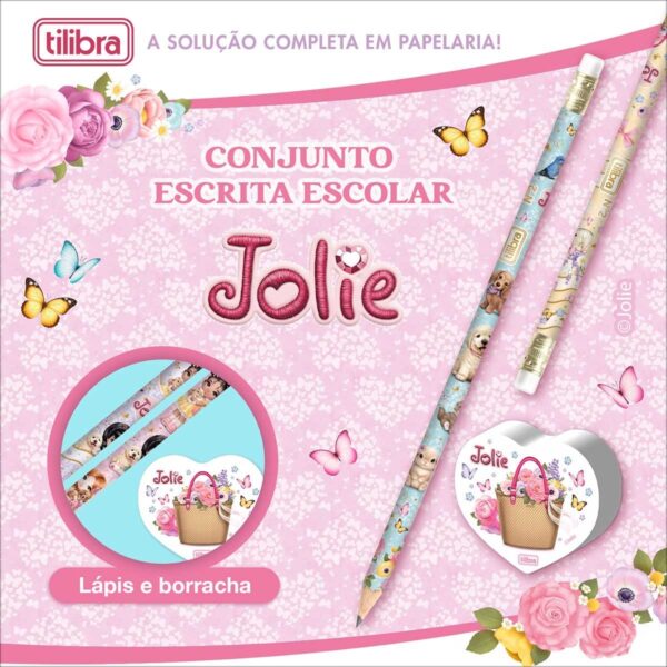 Kit Escolar 3 Peças Jolie - TILIBRA - BLISTER