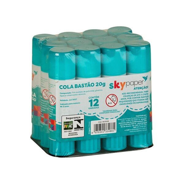 Cola Bastão 20g - SKYPAPER - CX 12 UND