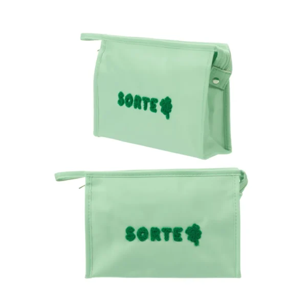Necessaire Dia a Dia Verde SORTE 23x16x7cm - FLORIE - UND