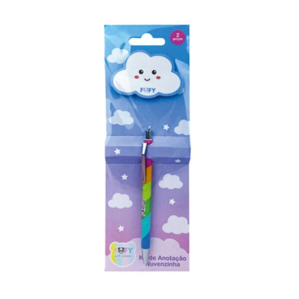 KIT de Anotações Nuvenzinha 2 Peças - FOFY - UND