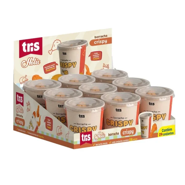 Borracha Holic Crispy - TRIS - POTINHO 8 UND