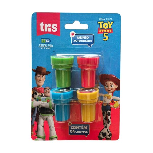 Carimbo Autotintado Toy Story Disney 4 Und - TRIS - BLISTER