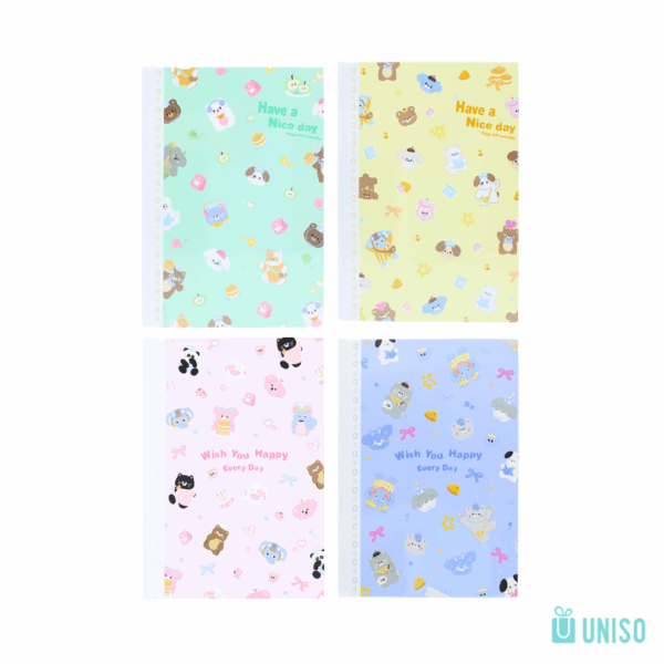 Caderno Capa Dura Sweet Time Bichinhos B6 112 Fls 12,2x17,8cm – UNISO – UND