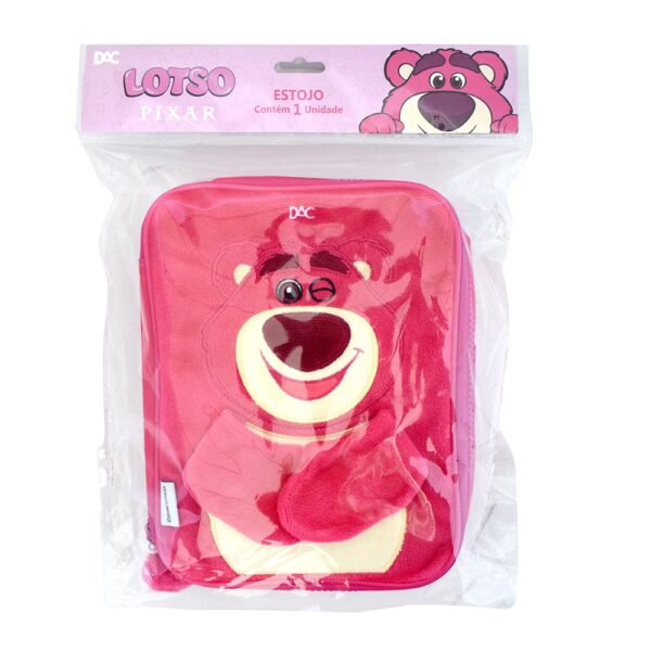Estojo Box Fluffy Pelúcia Ursinho Lotso - DAC