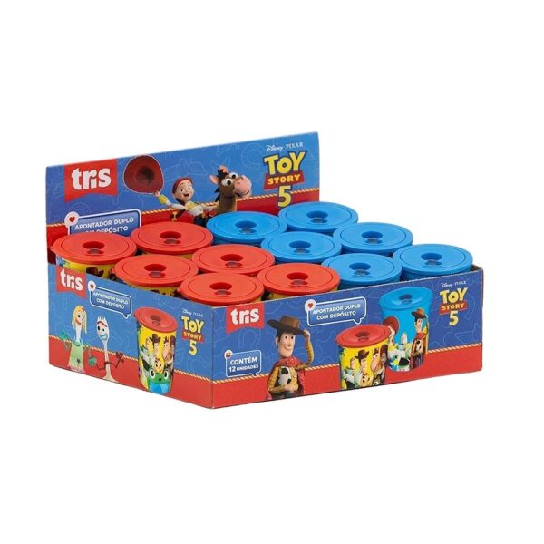 Apontador  Duplo c/ Depósito Toy Story Disney - TRIS - UND