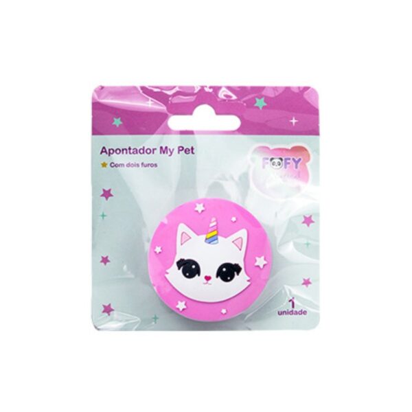 Apontador My Pet 2 Furos - FOFY - BLISTER