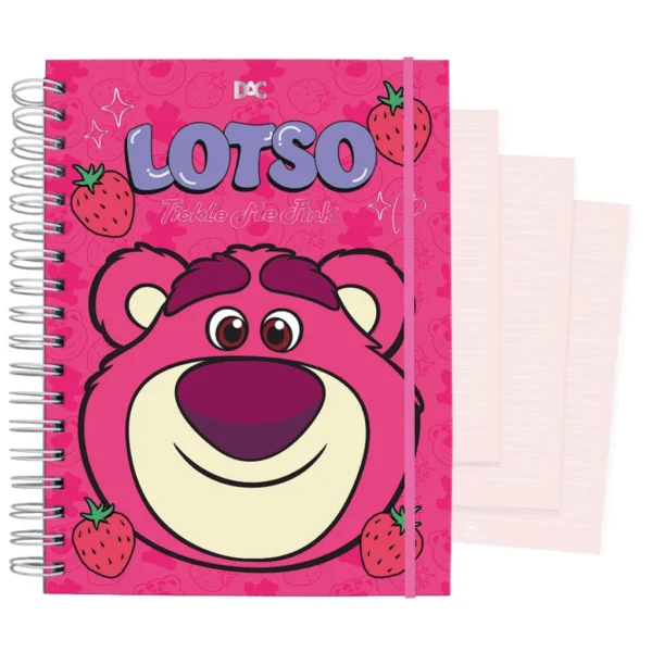 Caderno Smart Universitário 10 Divisórias Ursinho Lotso 80 fls - DAC