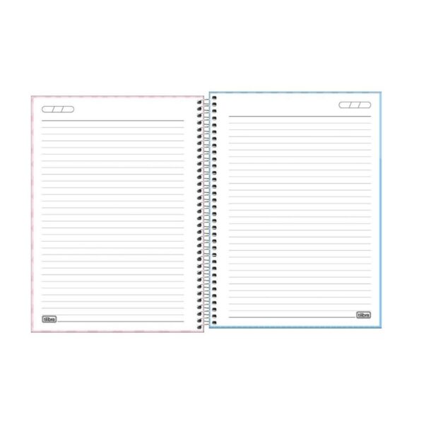 Caderno Espiral Capa Dura Universitário 1 M Flip+ Feminino 20x27,5cm 96 Fls - TILIBRA - UND