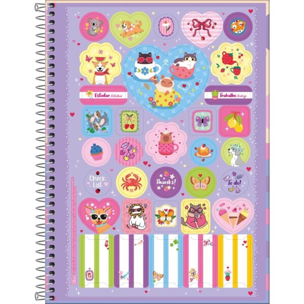 Caderno Espiral Universitário 1 Matéria Hug Me - TILIBRA - UND