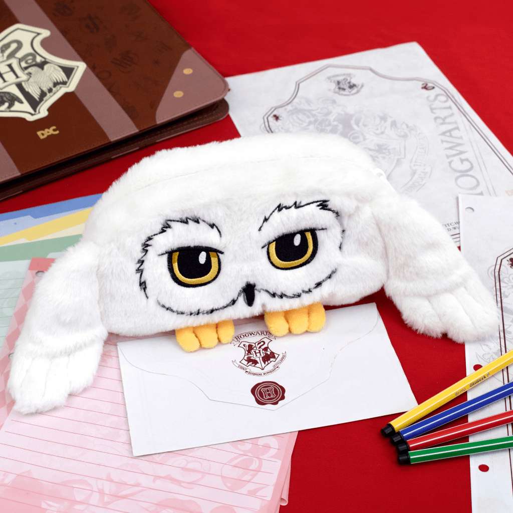 Estojo Fluffy Pelúcia Coruja Edwiges Harry Potter - DAC