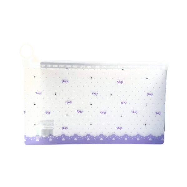 Estojo Pasta Zip Multiuso LAÇO B6 22x13cm - UNISO - UND