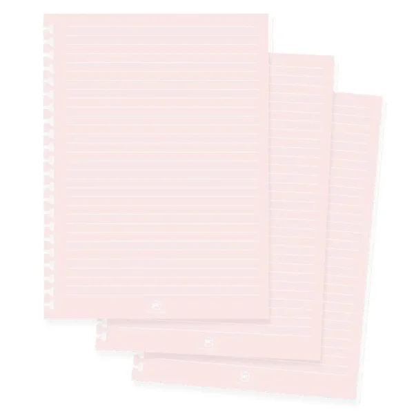 Refil Folhas Reposicionável Caderno Smart Colegial ROSA - DAC