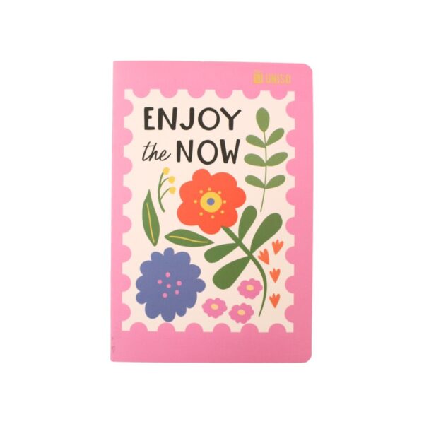 Caderno A5 Brochura PAUTADO Enjoy Now 13,5x20,5cm - UNISO - UND