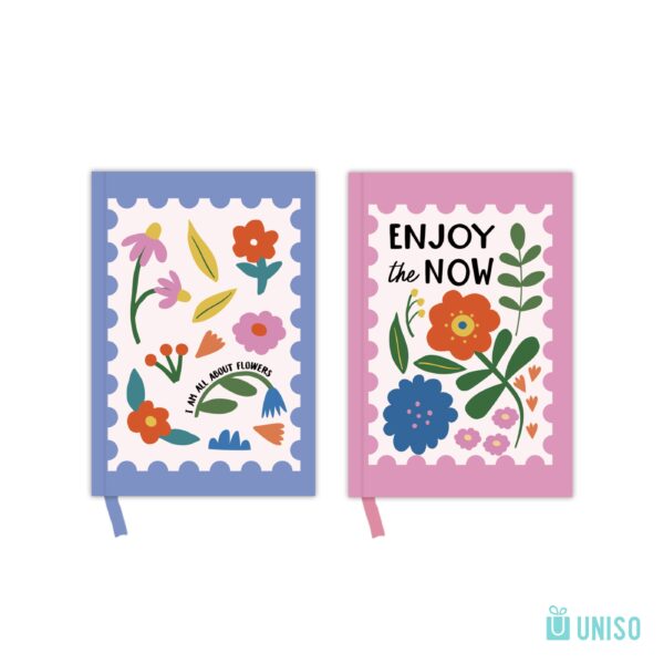 Caderno A5 Brochura SEM PAUTA Enjoy Now 13,5x 20,5cm 32fls – UNISO – UND