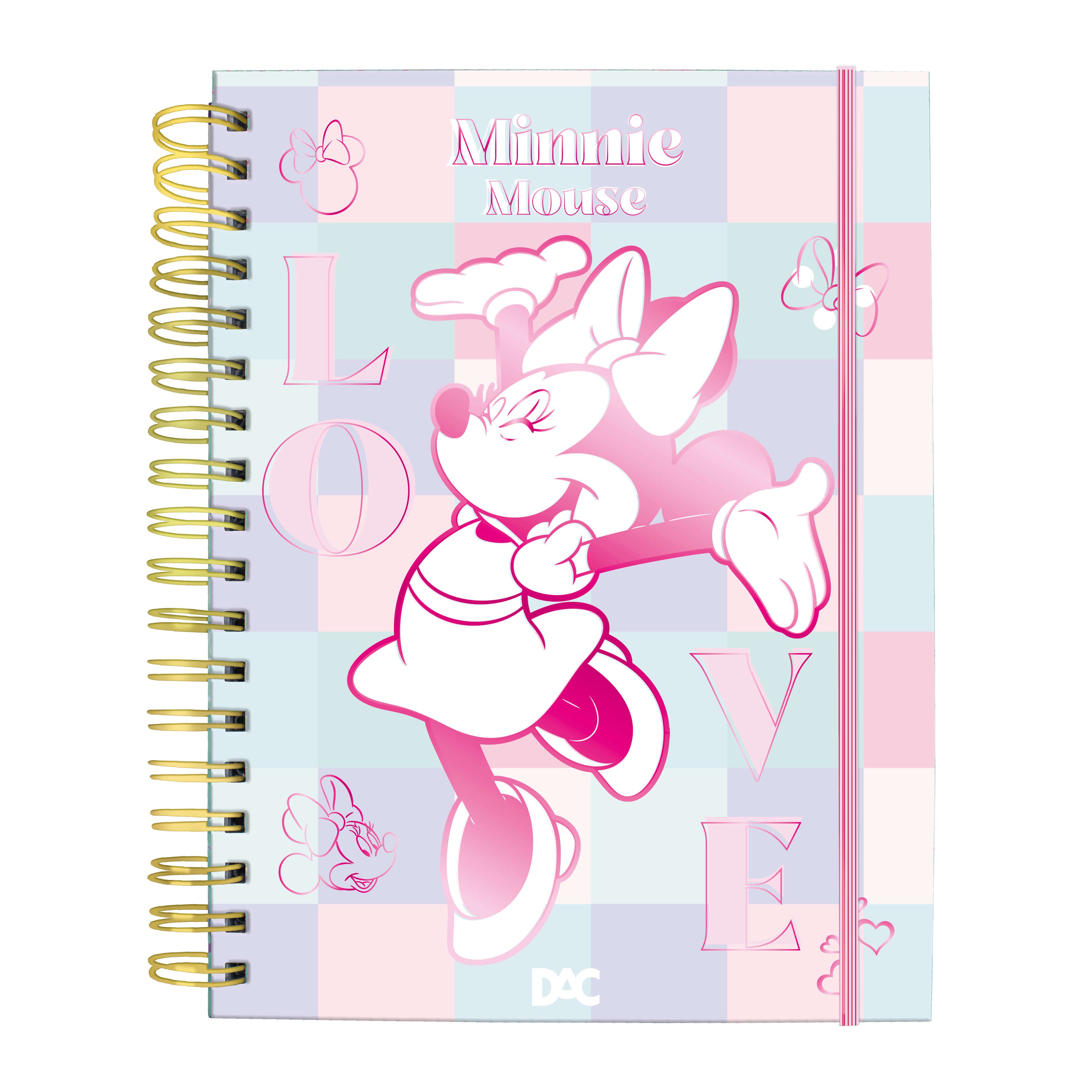Caderno Smart Universitário 10 Divisórias Minnie Rosa 80 fls - DAC