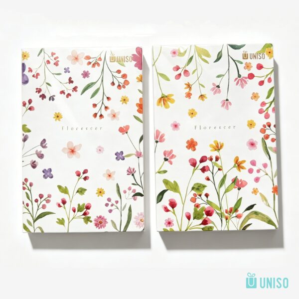 Caderno A5 Brochura PAUTADO Florescer 13,5x20,5cm - UNISO - UND