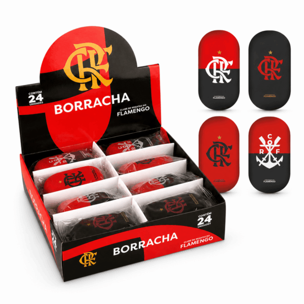 Borracha Retangular Flamengo - SKYPAPER - UND