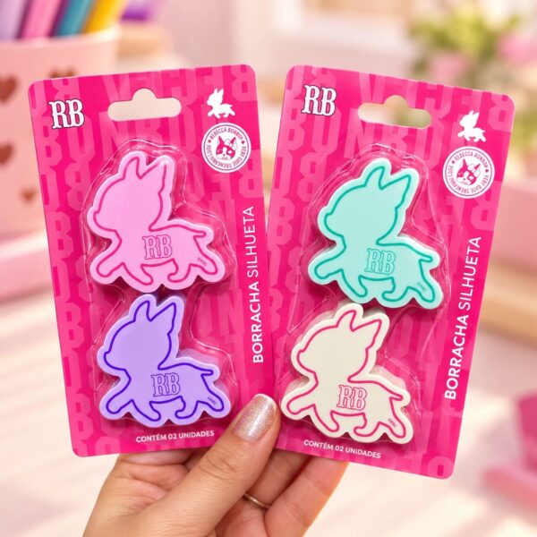 Borracha Silhueta Rebecca Bonbon c/ 2 Und - SKYPAPER - BLISTER