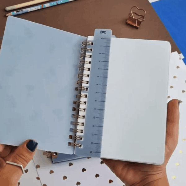 Caderno Aramado A6 Flores - DAC
