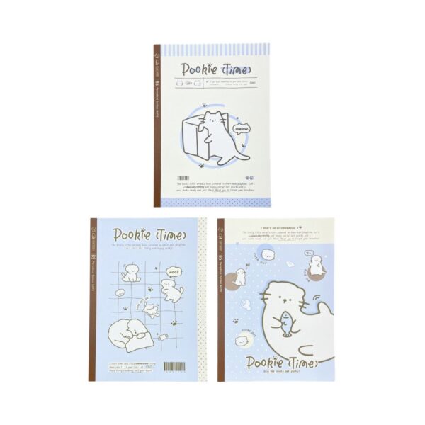 Caderno A5 Brochura Pautado Pookie Time 14,5x21cm - UNISO - UND