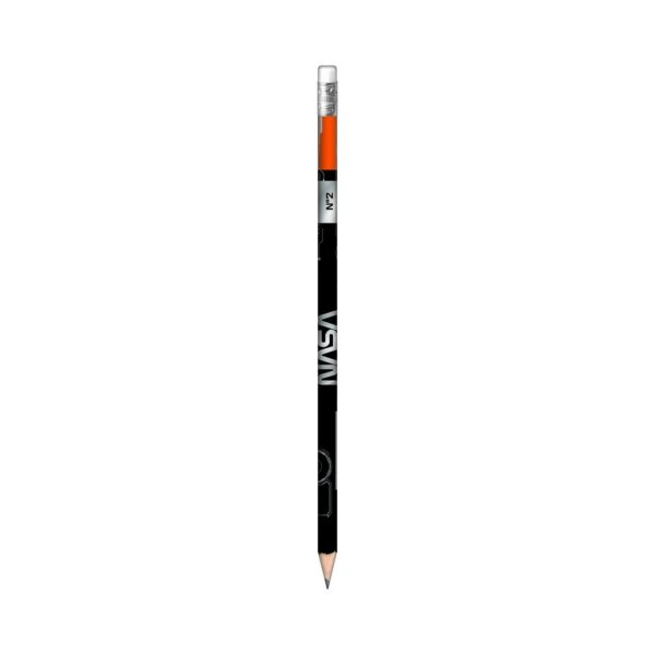 Lápis Redondo c/ Borracha N.2 Nasa - TILIBRA - PACOTE 12 UND