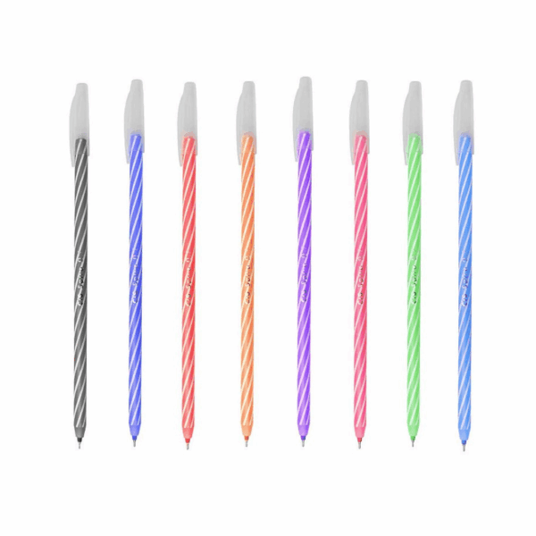 Caneta Esferográfica 0.7mm Spiro 8 Cores - CIS - BLISTER