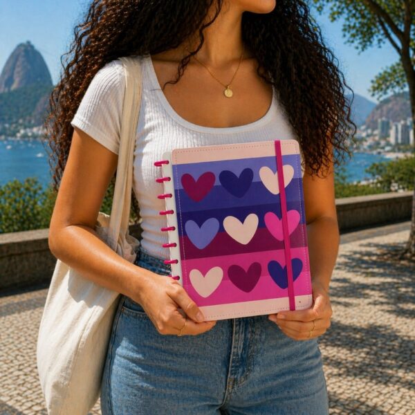 Caderno de Disco LOVE  20x26cm 10 Discos 80 Flhs- TOKYO DESIGN- UND