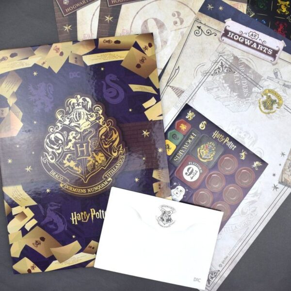 Conjunto Pasta Catálogo e Papel de Carta Harry Potter - DAC