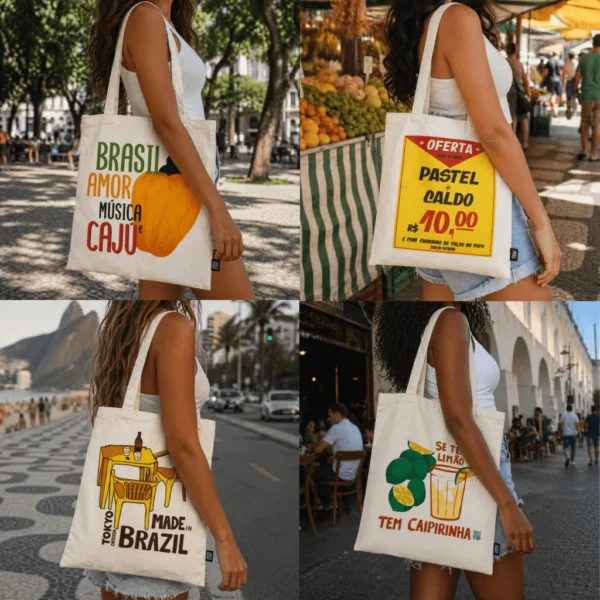Ecobag Brasilidades 38x35cm - TOKYO DESIGN - UND