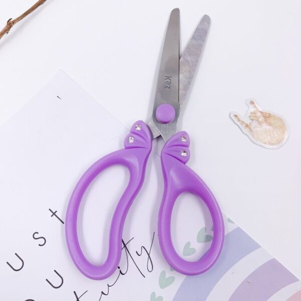 Tesoura fofa Borboleta Brilho 15 cm KAZ